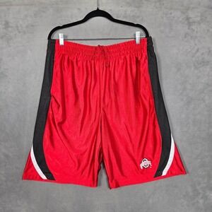 Ohio State Buckeyes athletic Shorts Mens Large (34) Vintage Y2K Pro Player red‎